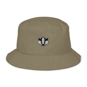 Badger Patterned Bucket Hat Brown